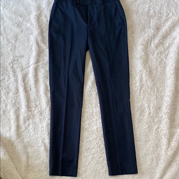 Men's H&M Slim Fit Navy Blue Pants - Picture 6 of 8